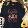 Ohio State Buckeyes Merry Swishmas Ugly Christmas Shirt 1