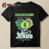 Oregon Ducks In My Veins Jesus In My Heart Diamond 2024 T shirt