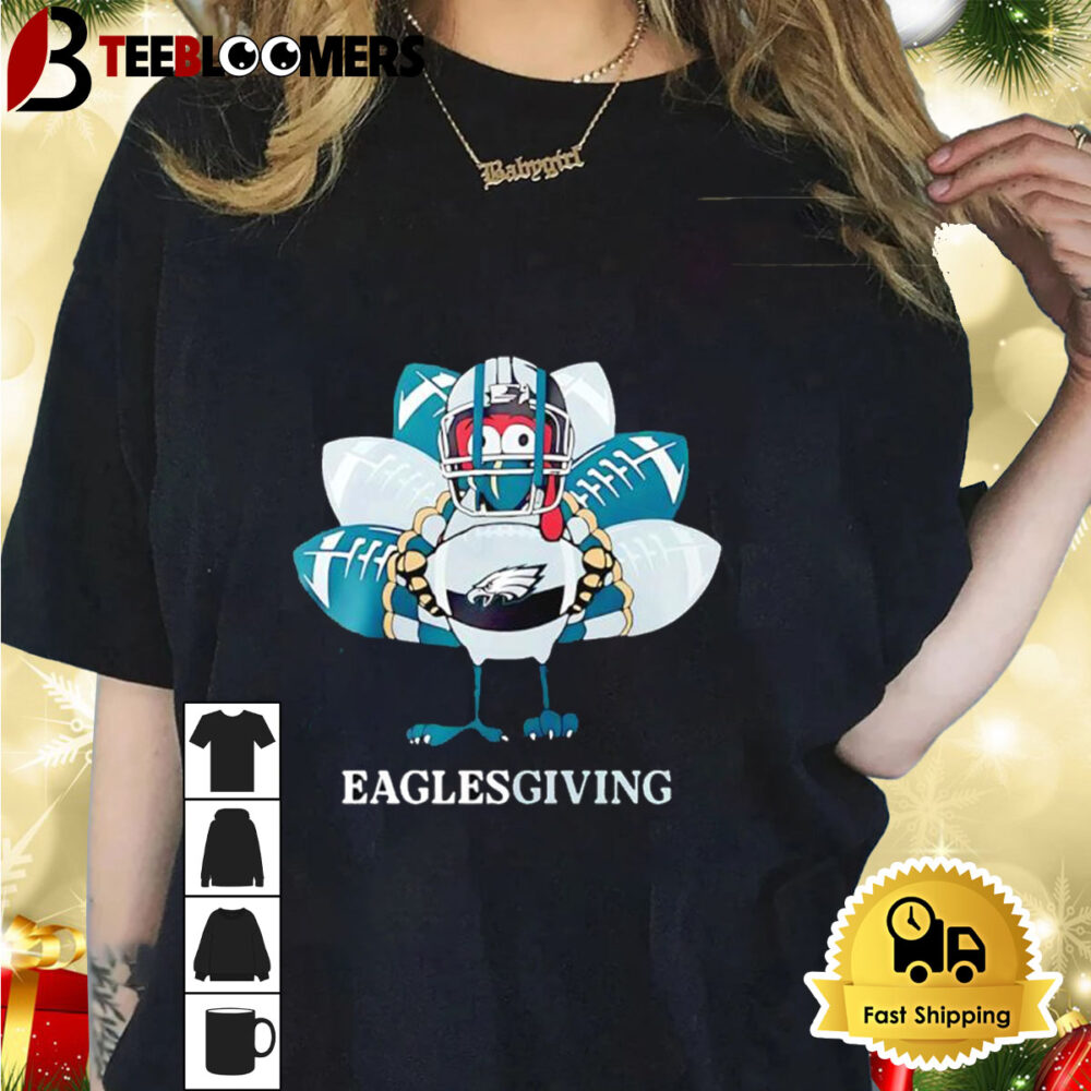 Philadelphia Eagles Thanksgiving Day Happy Eaglesgiving 2024 Shirt 1