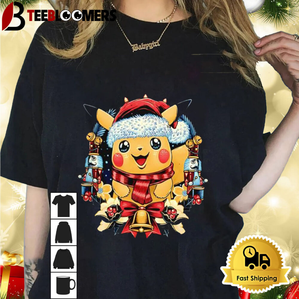 Pikachu Christmas Electricity Shirt 1