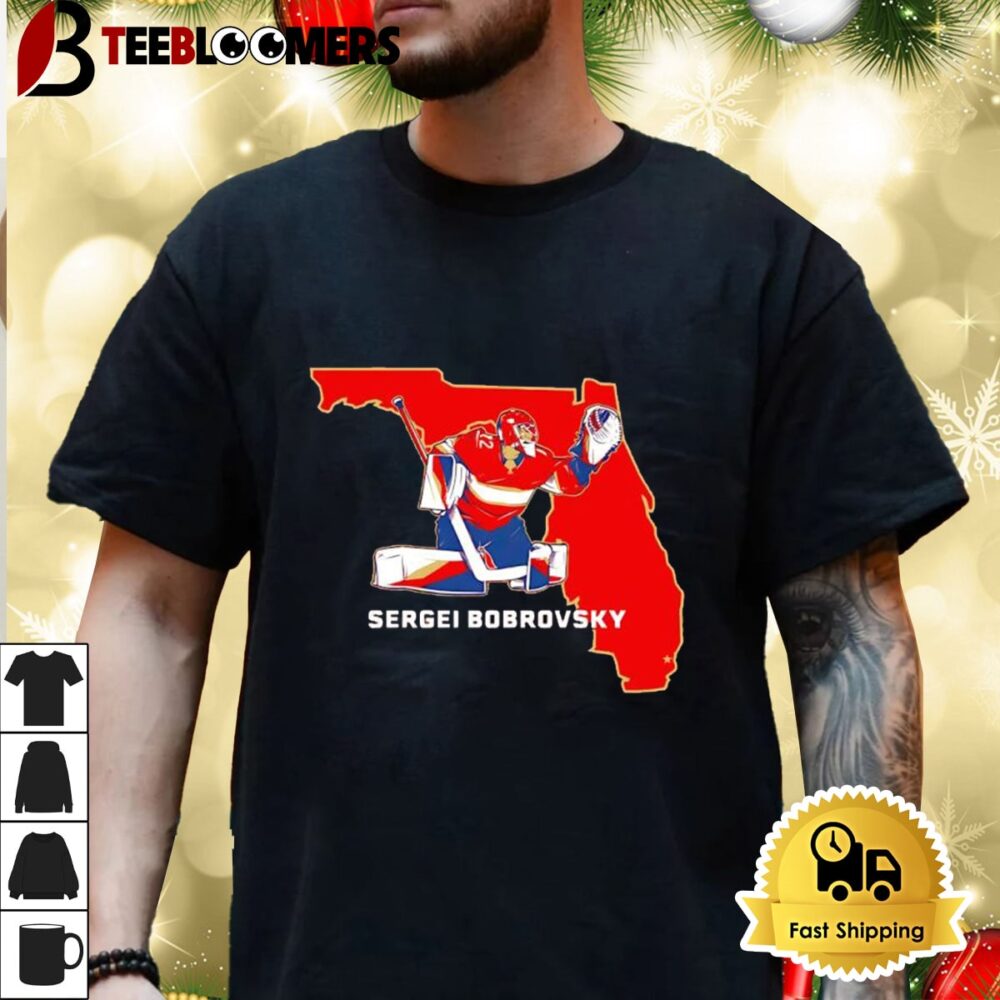 Sergei Bobrovsky Florida Panthers Hockey State Star Shirt 3