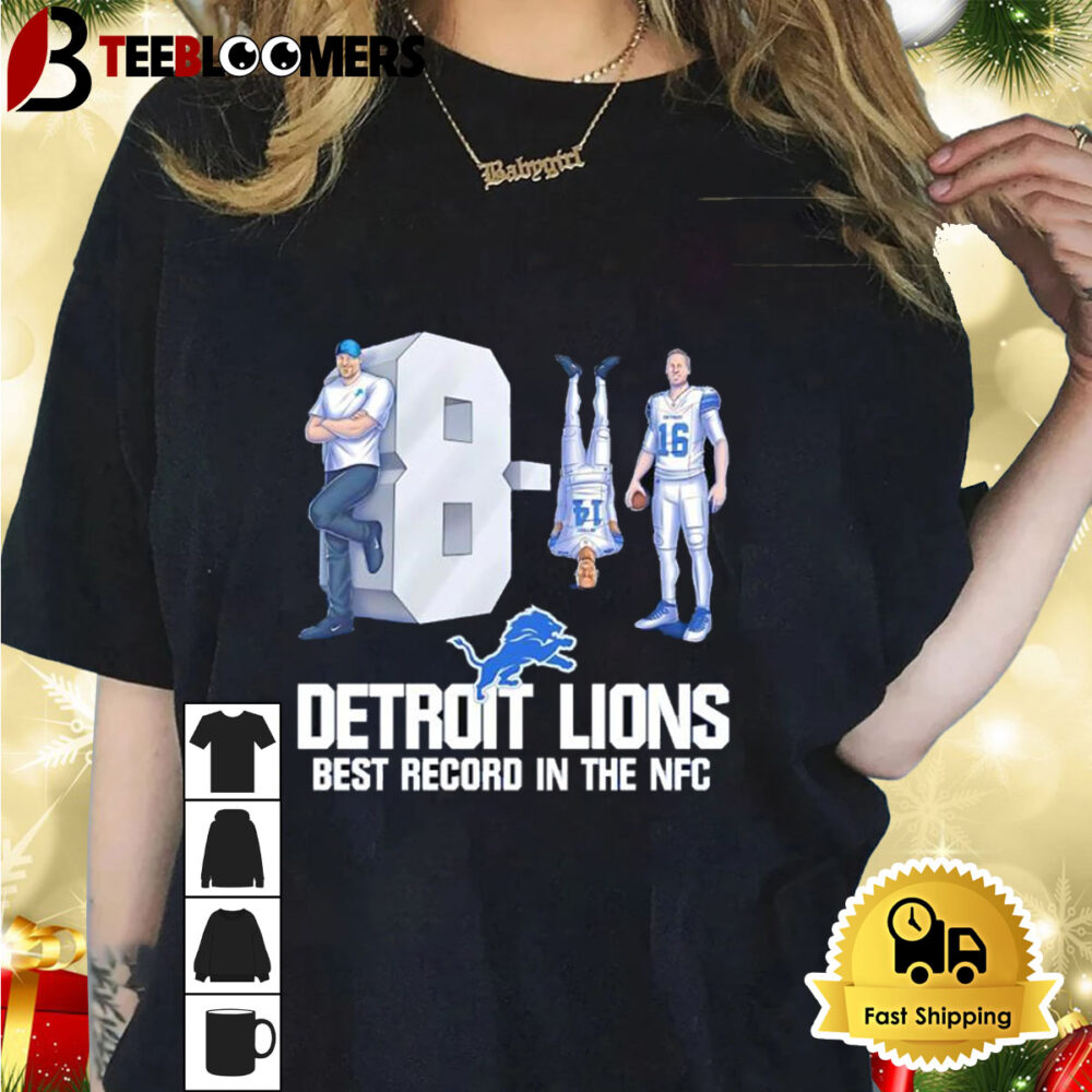 St Brown Detroit Lions 8 1 Best Record In The Nfc Shirt 1