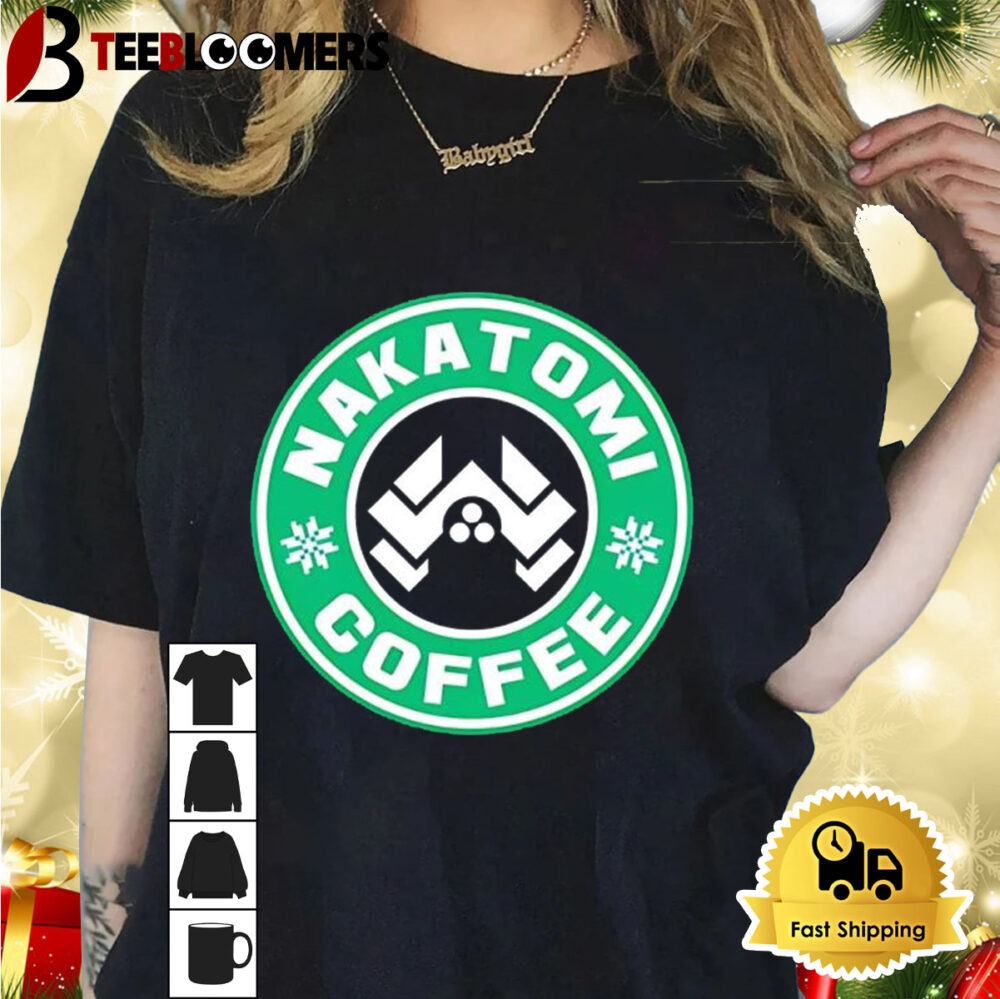 Starbucks X Nakatomi Coffee Logo Shirt 1