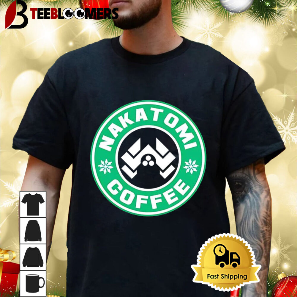 Starbucks X Nakatomi Coffee Logo Shirt 3