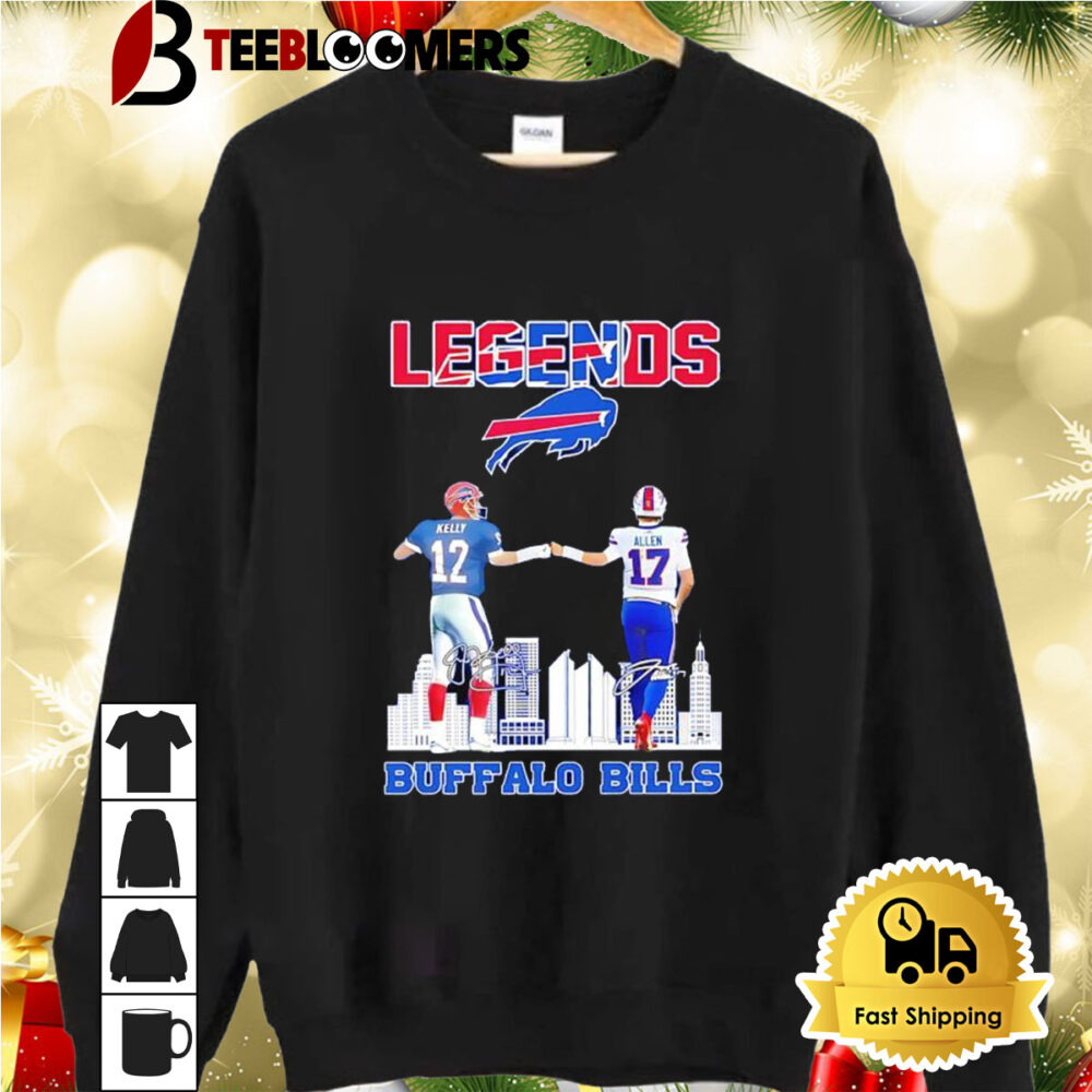 The Legends Buffalo Bills Kelly And Allen Skyline Signatures Shirt 2 1