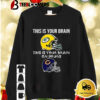 This Is Your Brain Packers This Is Your Brain On Drugs Bears Helmet Shirt 2